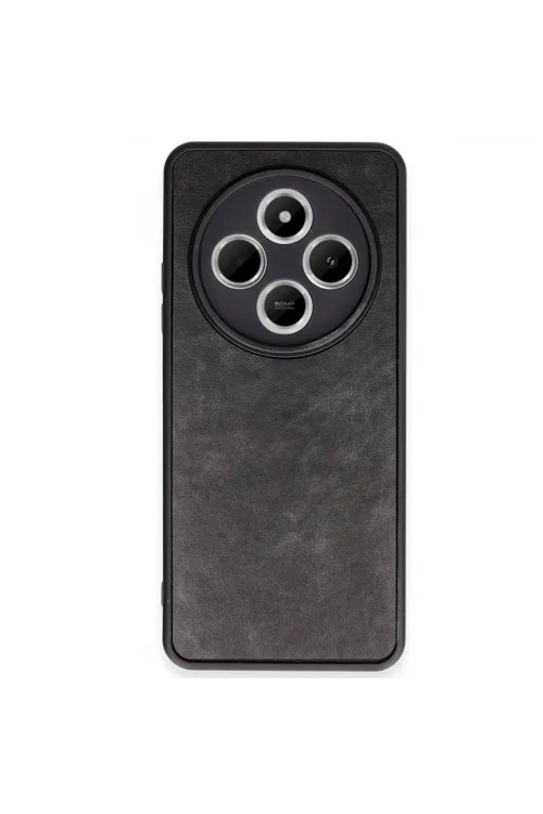 Xiaomi Redmi 14c Kılıf Aras Deri Kapak - Siyah