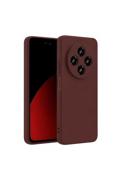 Xiaomi Redmi 14c Kılıf First Silikon - Bordo