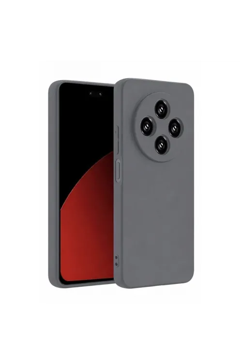 Xiaomi Redmi 14c Kılıf First Silikon - Gri