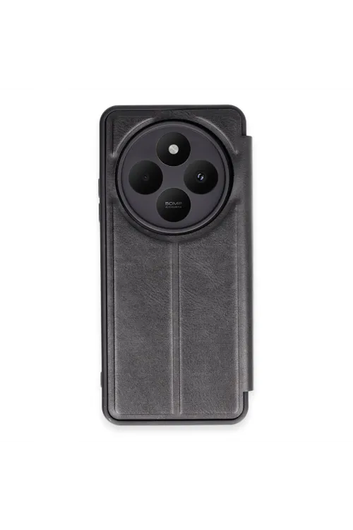 Xiaomi Redmi 14c Kılıf Flip Cover - Siyah