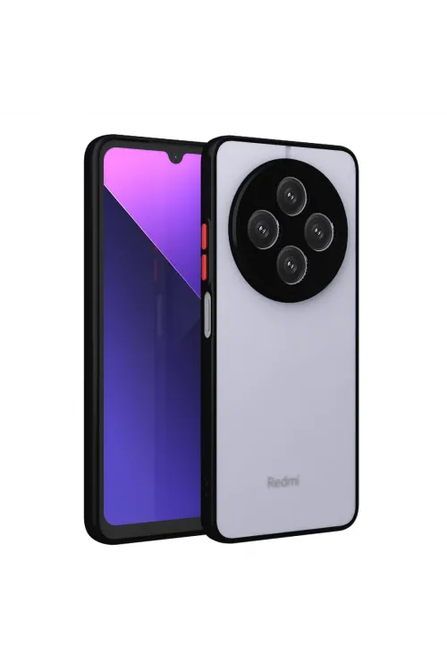 Xiaomi Redmi 14c Kılıf Montreal Silikon Kapak - Siyah