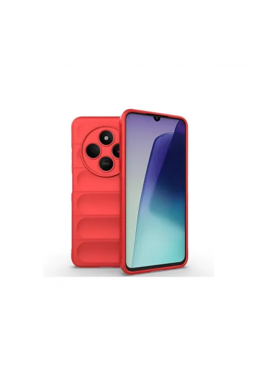 Xiaomi Redmi 14c Kılıf Optimum Silikon - Kırmızı