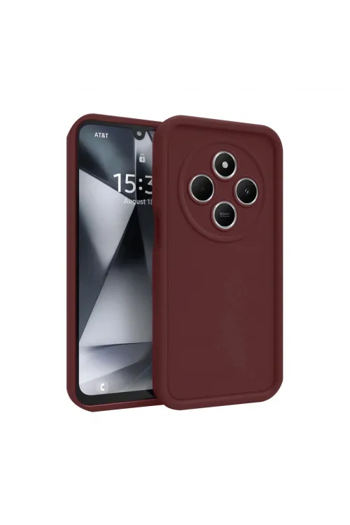 Xiaomi Redmi 14c Kılıf Viera Silikon - Bordo
