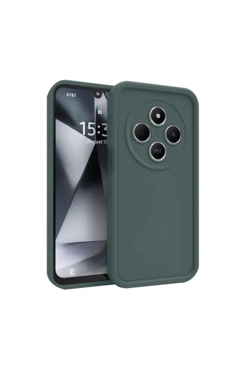Xiaomi Redmi 14c Kılıf Viera Silikon - Koyu Yeşil