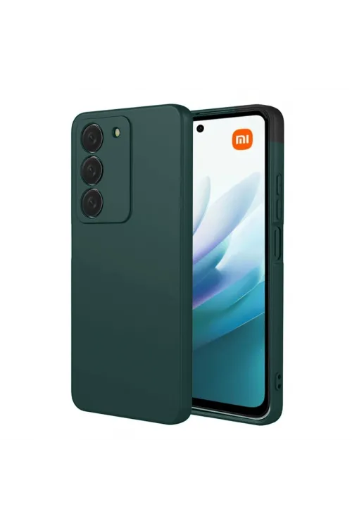 Xiaomi Redmi 15 4g First Silikon - Koyu Yeşil