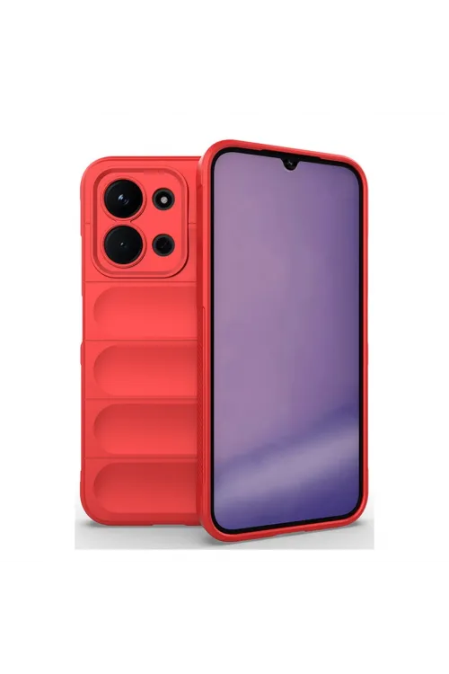 Xiaomi Redmi 15c 4g Optimum Silikon - Kırmızı
