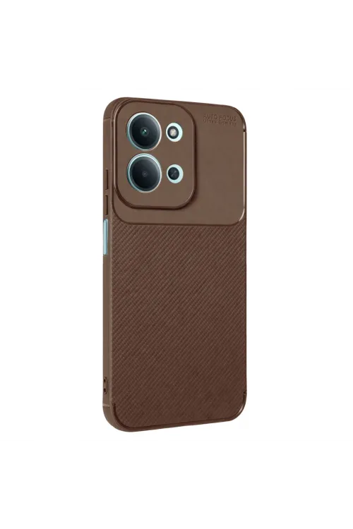 Xiaomi Redmi 15c 5g Auto Focus Karbon Kapak - Kahverengi