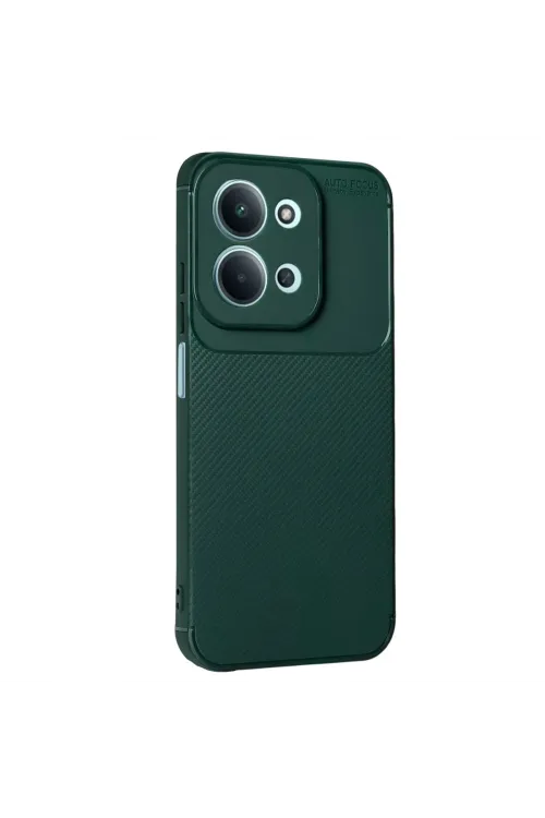 Xiaomi Redmi 15c 5g Auto Focus Karbon Kapak - Koyu Yeşil