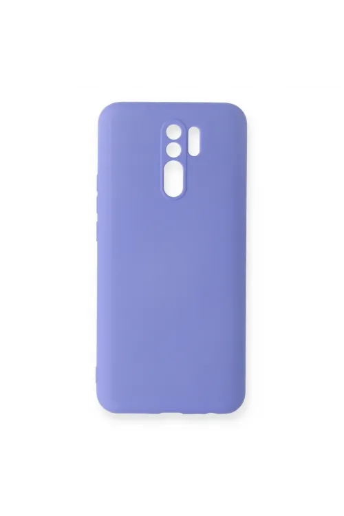 Xiaomi Redmi 9 Kılıf Nano İçi Kadife Silikon - Lila