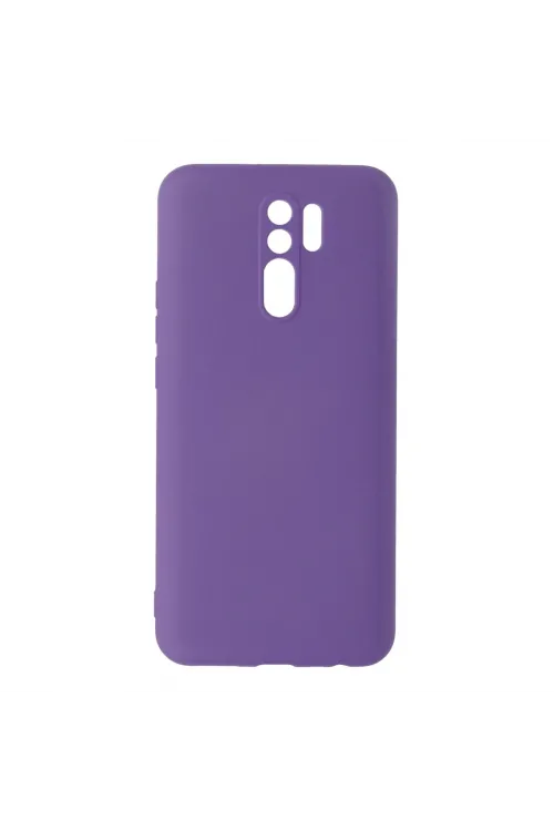 Xiaomi Redmi 9 Kılıf Nano İçi Kadife Silikon - Mor