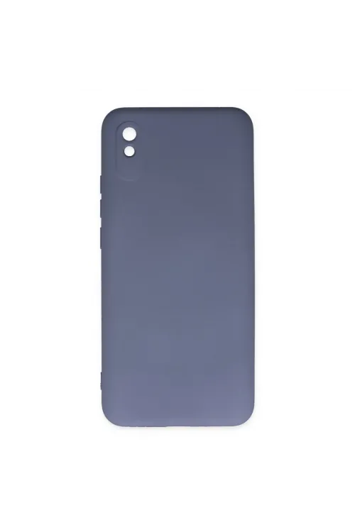 Xiaomi Redmi 9a Kılıf Nano İçi Kadife Silikon - Gri