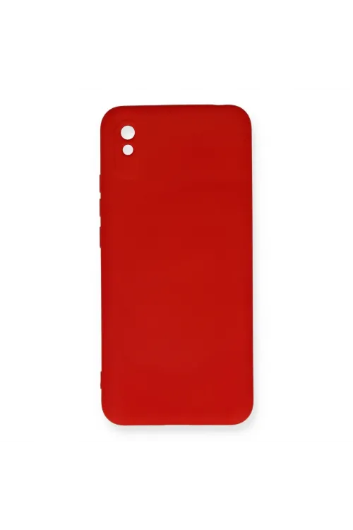 Xiaomi Redmi 9a Kılıf Nano İçi Kadife Silikon - Kırmızı