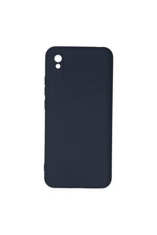 Xiaomi Redmi 9a Kılıf Nano İçi Kadife Silikon - Lacivert