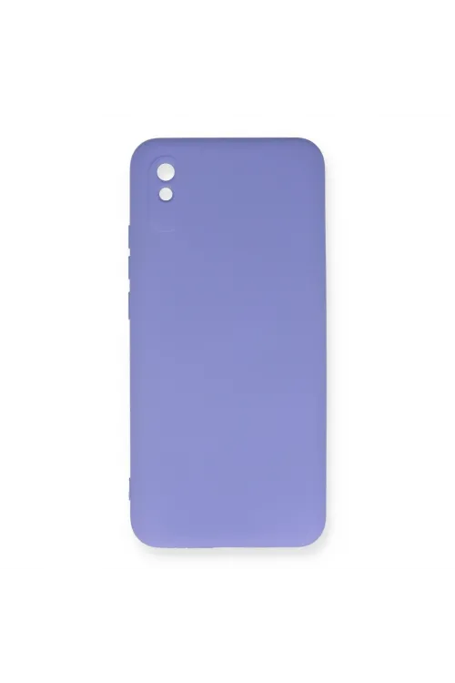 Xiaomi Redmi 9a Kılıf Nano İçi Kadife Silikon - Lila