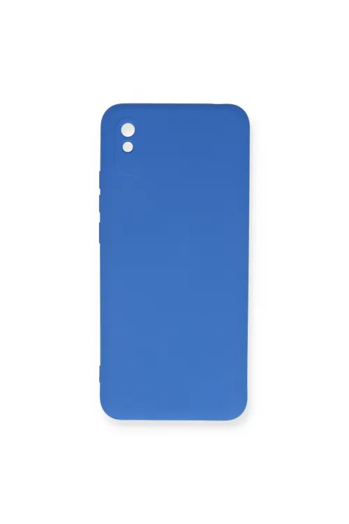 Xiaomi Redmi 9a Kılıf Nano İçi Kadife Silikon - Mavi