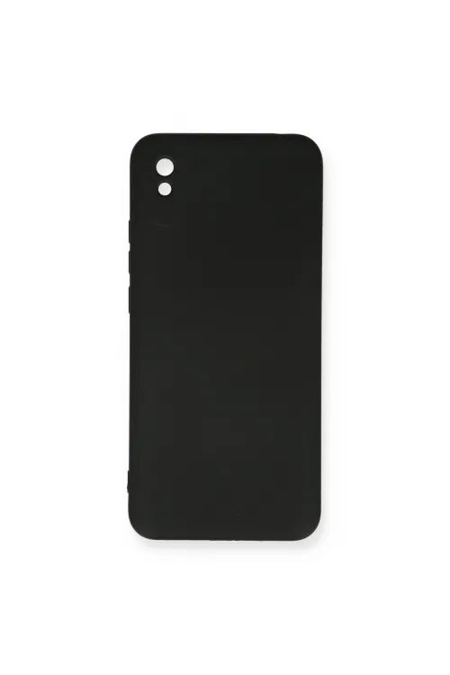 Xiaomi Redmi 9a Kılıf Nano İçi Kadife Silikon - Siyah