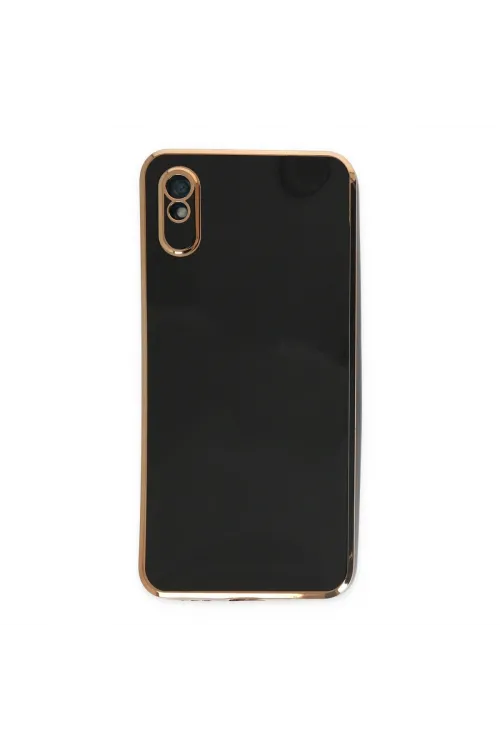 Xiaomi Redmi 9a Kılıf Volet Silikon - Siyah