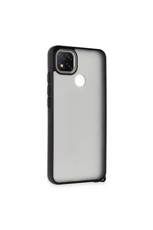 Xiaomi Redmi 9c Kılıf Elegant Kapak - Siyah