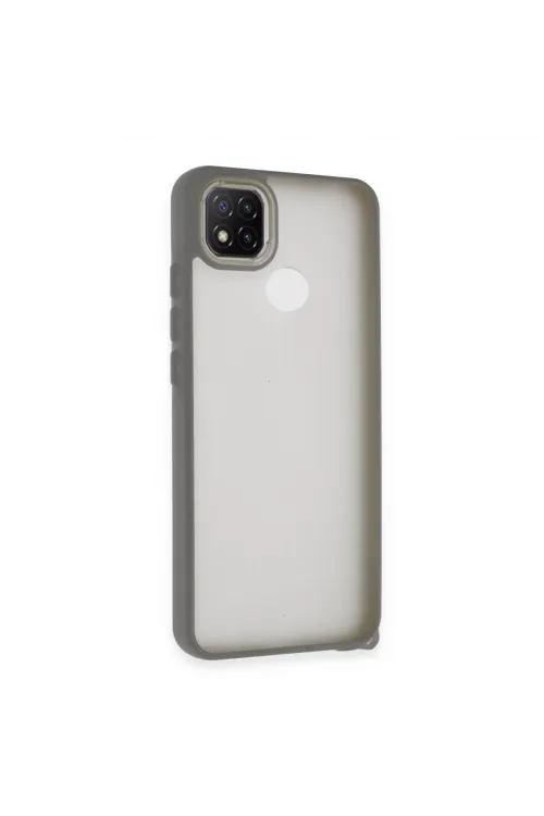 Xiaomi Redmi 9c Kılıf Elegant Kapak - Titan Gri