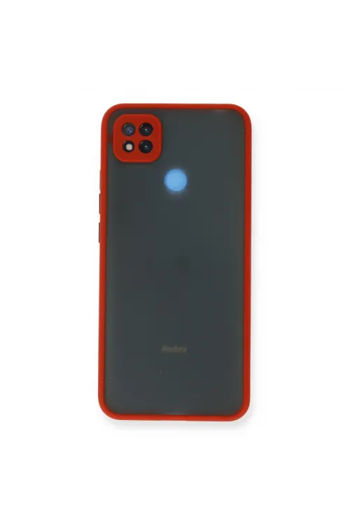 Xiaomi Redmi 9c Kılıf Montreal Silikon Kapak - Kırmızı