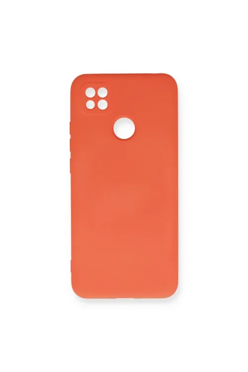 Xiaomi Redmi 9c Kılıf Nano İçi Kadife Silikon - Turuncu
