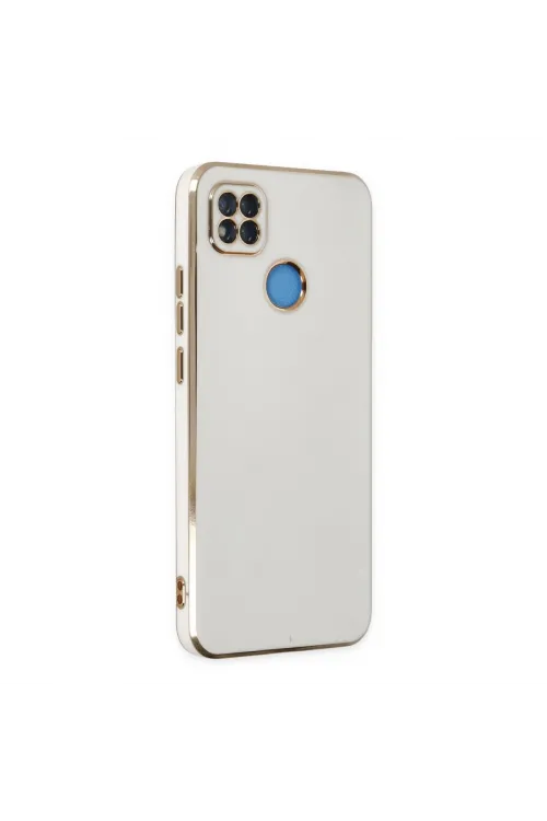 Xiaomi Redmi 9c Kılıf Volet Silikon - Beyaz