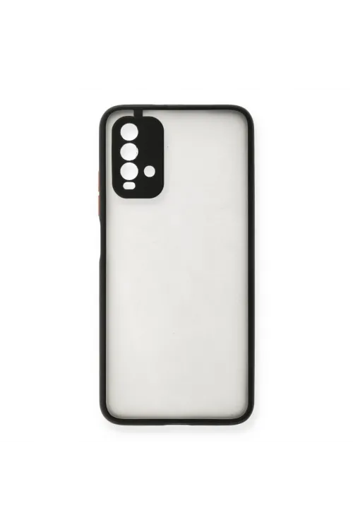 Xiaomi Redmi 9t Kılıf Montreal Silikon Kapak - Siyah