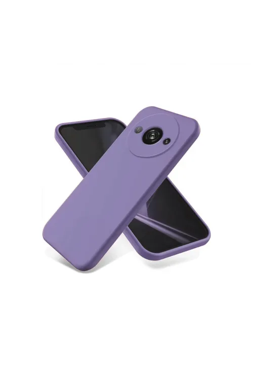 Xiaomi Redmi A3 4g Kılıf First Silikon - Lila