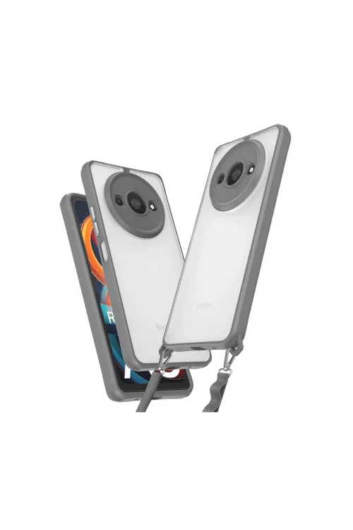 Xiaomi Redmi A3 4g Kılıf Penta Silikon Kılıf - Titan Gri