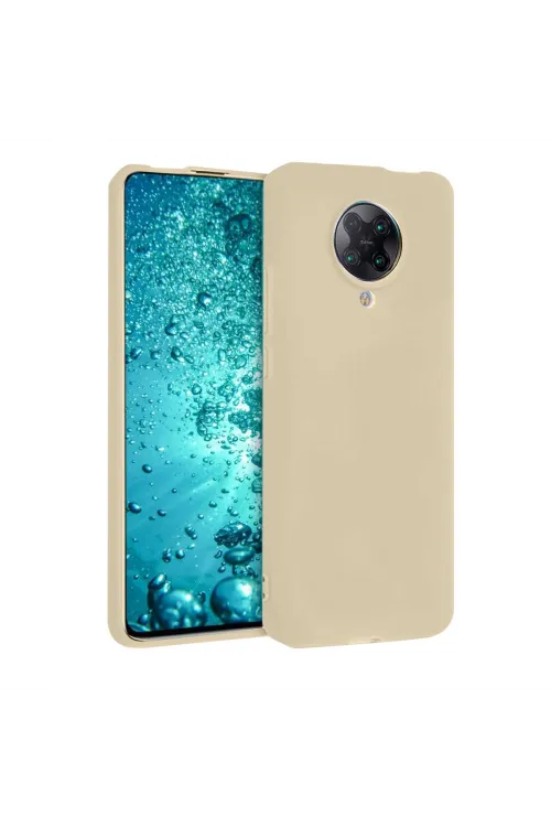 Xiaomi Redmi K30 Pro Kılıf Nano İçi Kadife Silikon - Kemik
