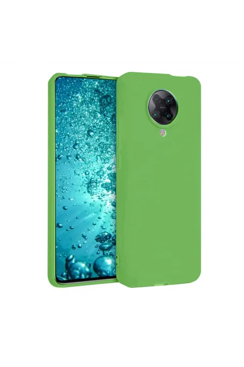 Xiaomi Redmi K30 Pro Kılıf Nano İçi Kadife Silikon - Yeşil