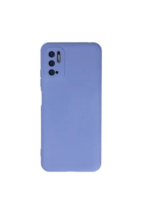 Xiaomi Redmi Note 10 5g Kılıf Nano İçi Kadife Silikon - Lila