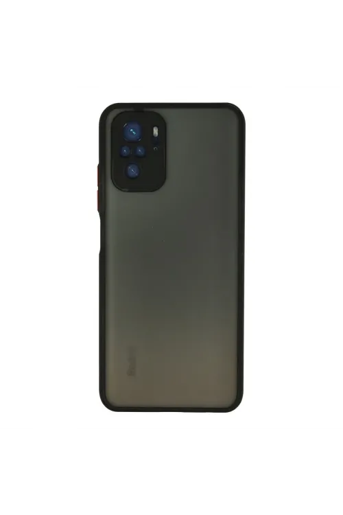 Xiaomi Redmi Note 10 Kılıf Montreal Silikon Kapak - Siyah