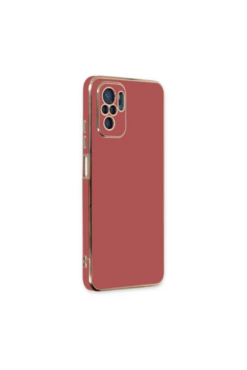 Xiaomi Redmi Note 10 Kılıf Volet Silikon - Kırmızı