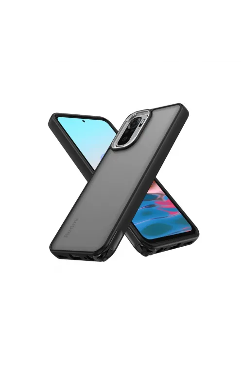 Xiaomi Redmi Note 10 Pro Kılıf Elegant Kapak - Siyah