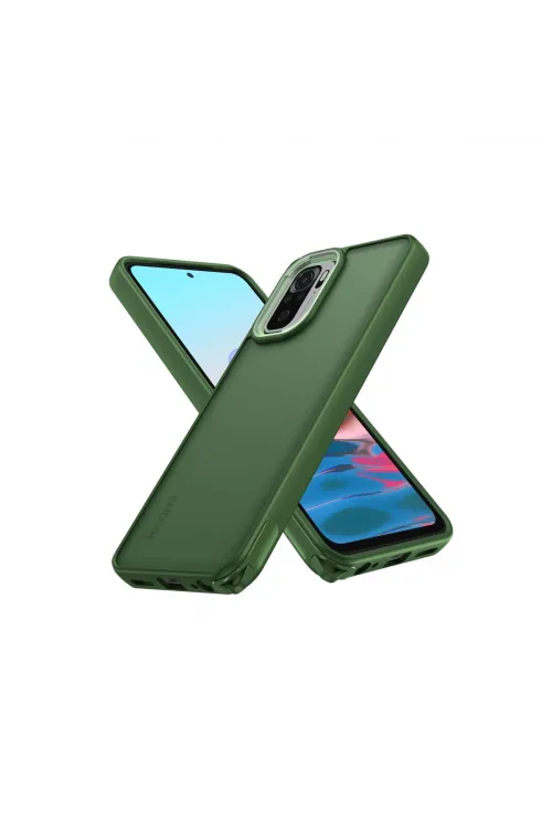Xiaomi Redmi Note 10 Pro Kılıf Elegant Kapak - Yeşil