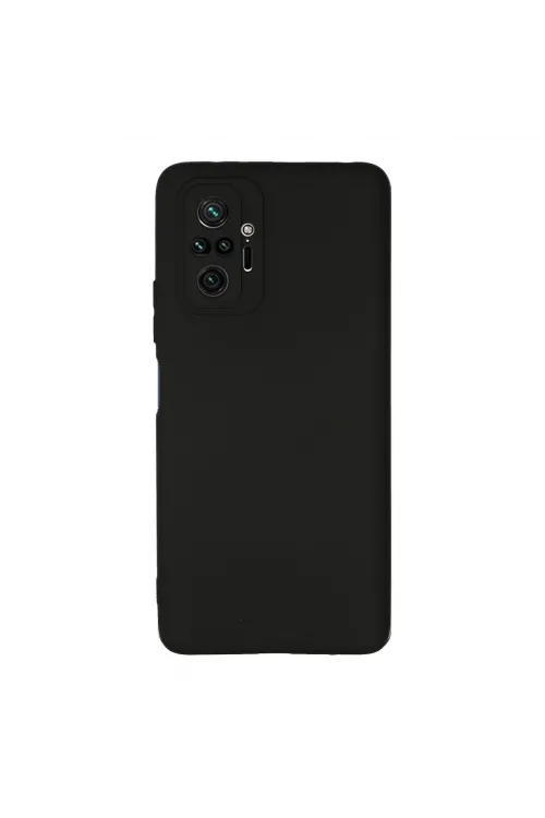 Xiaomi Redmi Note 10 Pro Kılıf First Silikon - Siyah