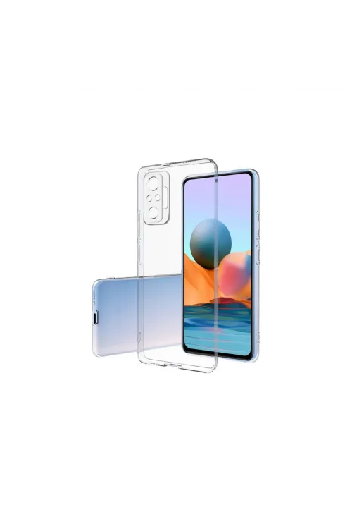 Xiaomi Redmi Note 10 Pro Kılıf Lüx Şeffaf Silikon