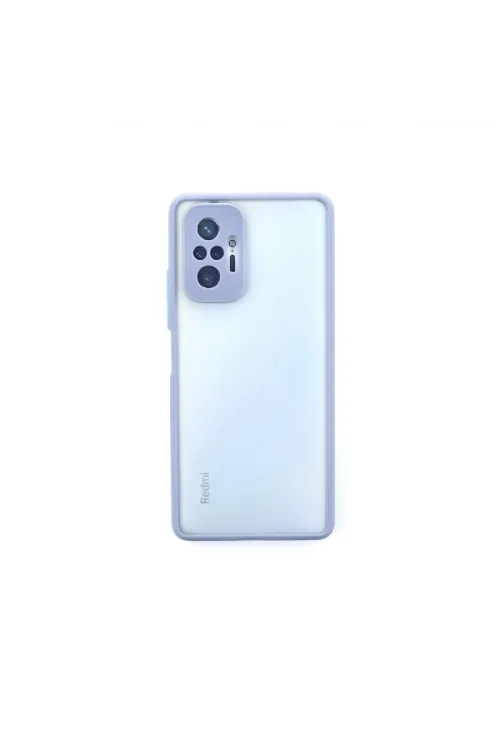 Xiaomi Redmi Note 10 Pro Kılıf Montreal Silikon Kapak - Gri