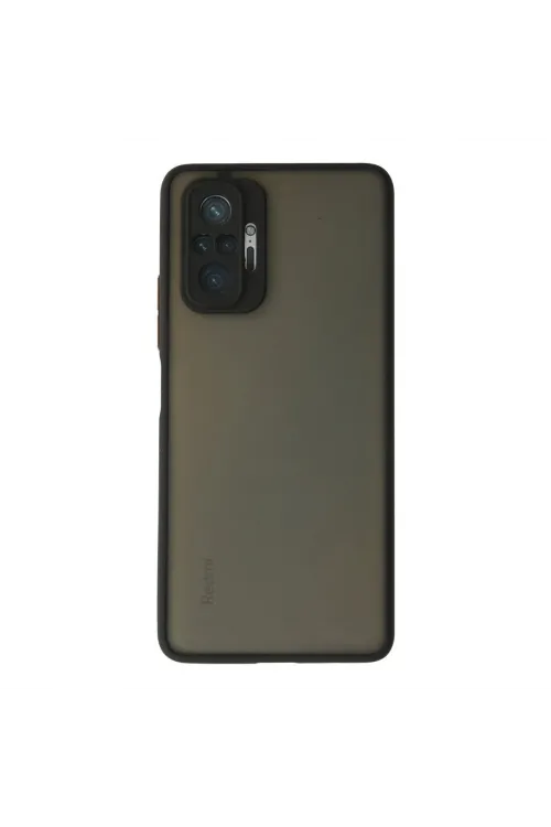 Xiaomi Redmi Note 10 Pro Kılıf Montreal Silikon Kapak - Siyah