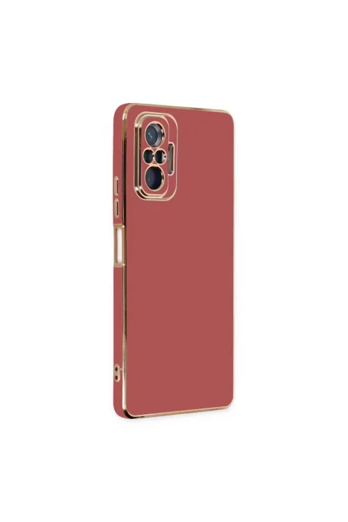 Xiaomi Redmi Note 10 Pro Kılıf Volet Silikon - Kırmızı