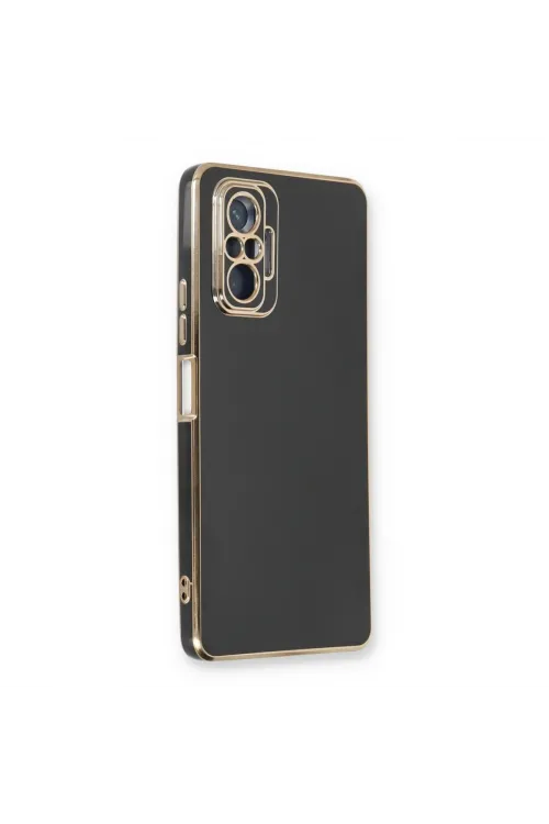 Xiaomi Redmi Note 10 Pro Kılıf Volet Silikon - Siyah