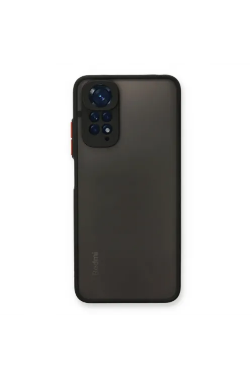 Xiaomi Redmi Note 11 Kılıf Montreal Silikon Kapak - Siyah