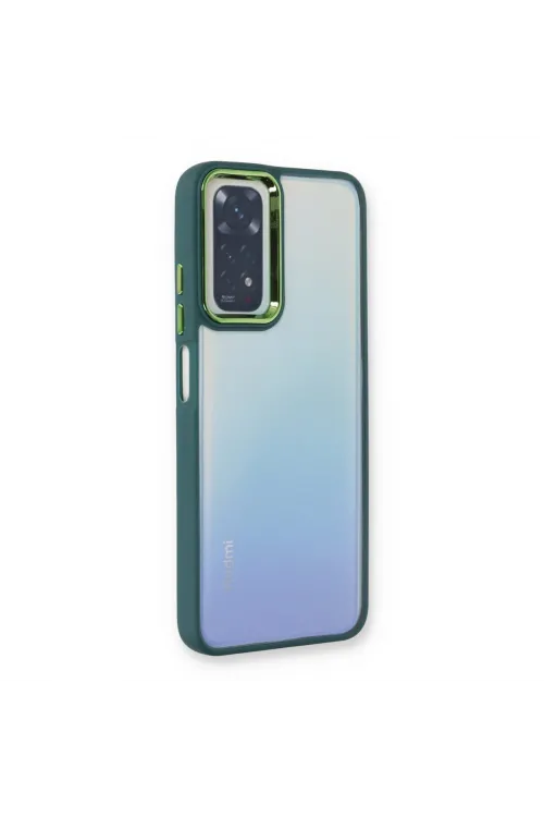 Xiaomi Redmi Note 11 Pro Kılıf Dora Kapak - Haki Yeşil