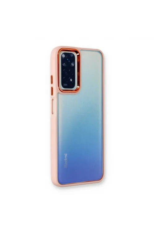 Xiaomi Redmi Note 11 Pro Kılıf Dora Kapak - Pudra