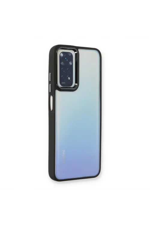 Xiaomi Redmi Note 11 Pro Kılıf Dora Kapak - Siyah