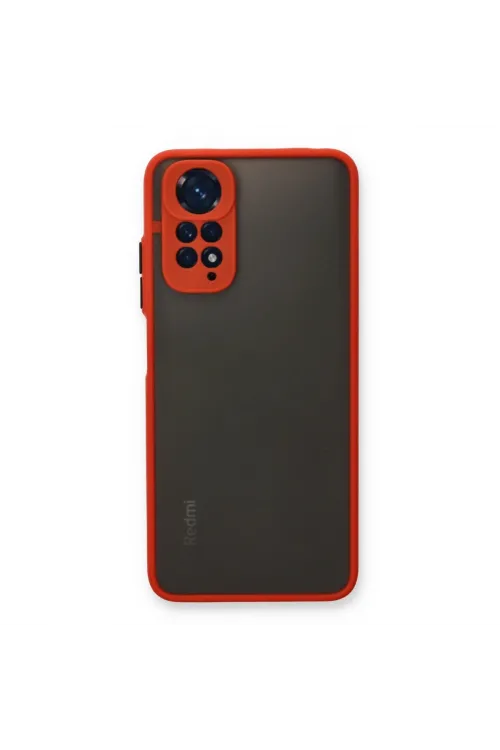 Xiaomi Redmi Note 11 Pro Kılıf Montreal Silikon Kapak - Kırmızı