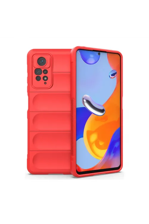 Xiaomi Redmi Note 11 Pro Kılıf Optimum Silikon - Kırmızı