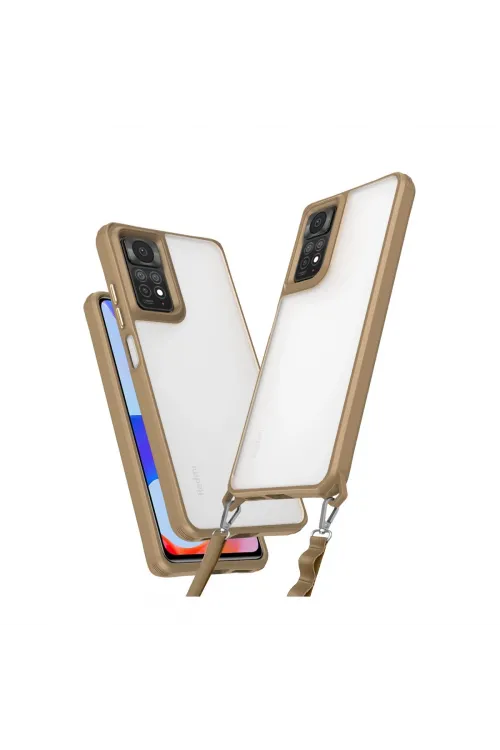 Xiaomi Redmi Note 11 Pro Kılıf Penta Silikon Kılıf - Çöl Titanyum