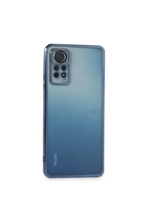 Xiaomi Redmi Note 11 Pro Kılıf Razer Lensli Silikon - Açık Mavi